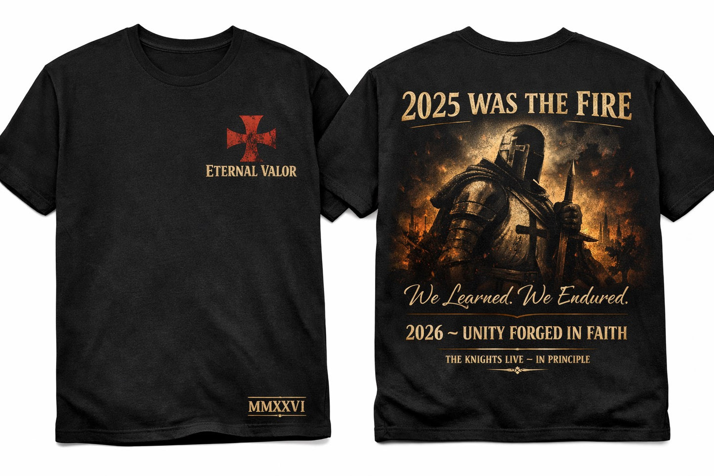 The Eternal Valor- The Fire & the Forge Limited Edition Tee